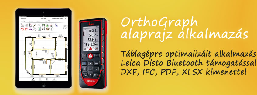 OrthoGraph alaprajz alkalmazás