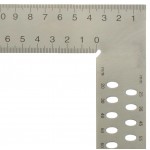 Ácsderékszög varratmentes 700 mm - Kiosztással és rajzlyukkal