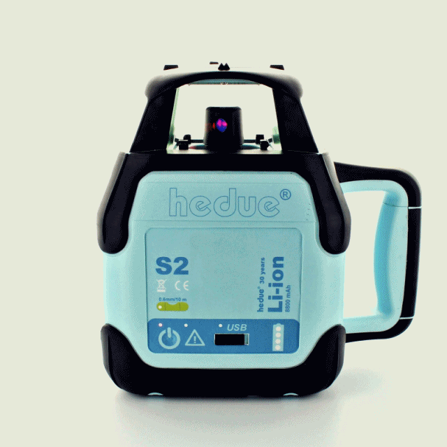 hedue S2 forgólézer